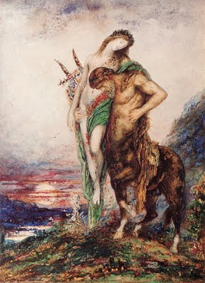 Moreau's Dead Poet borne by a centuar