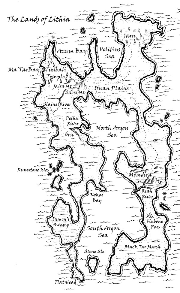 Southern Continent of Gaela - Lithia